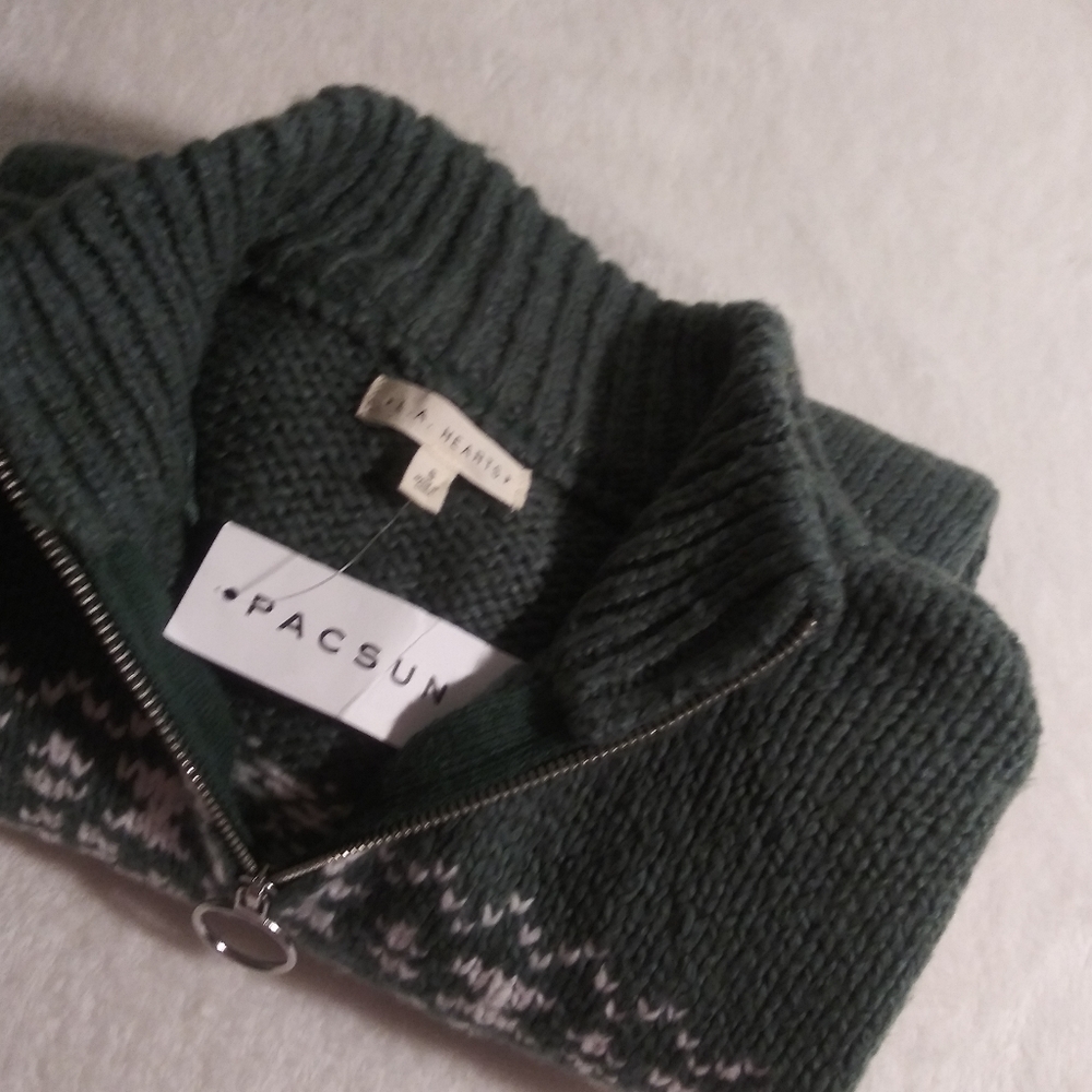 Unisex small Hunter green sweater PacSun